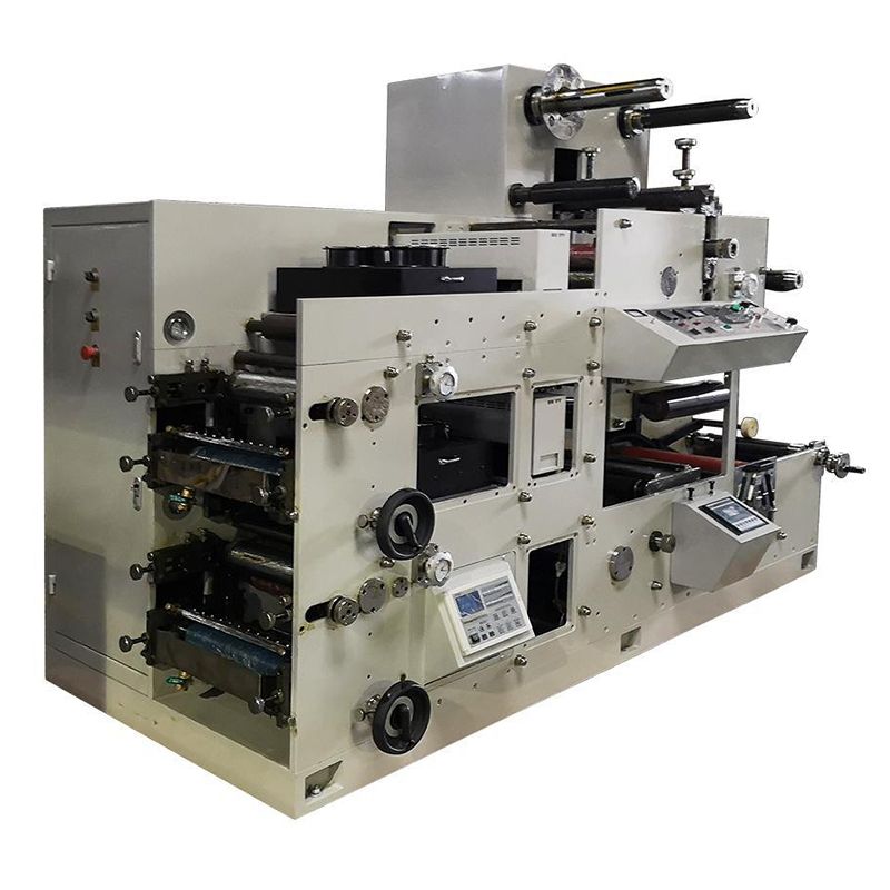 Impresora flexográfica de pila de 2 colores