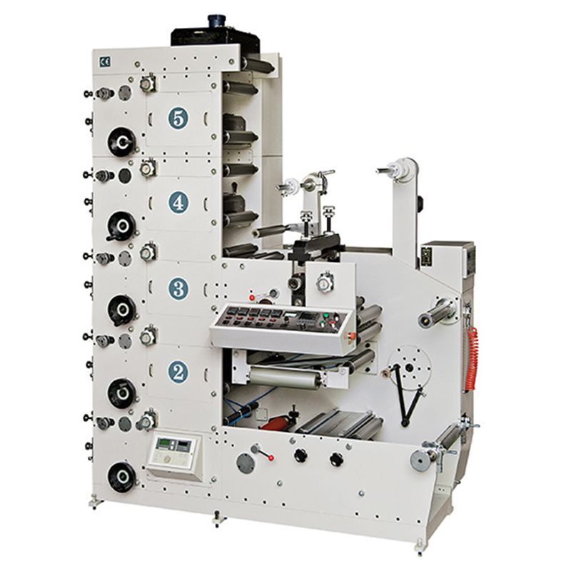 Impresora flexográfica de pila de 5 colores