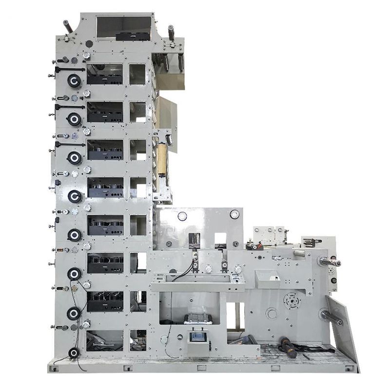 Impresora flexográfica de pila de 8 colores